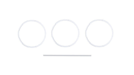 Climate Knob Trim Rings (2014-2021 Tundra) - WHITE