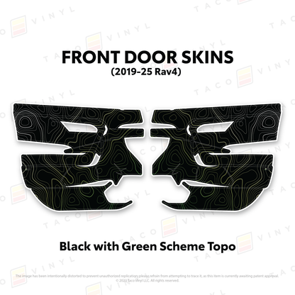 2019-25 Rav4 Door Skins