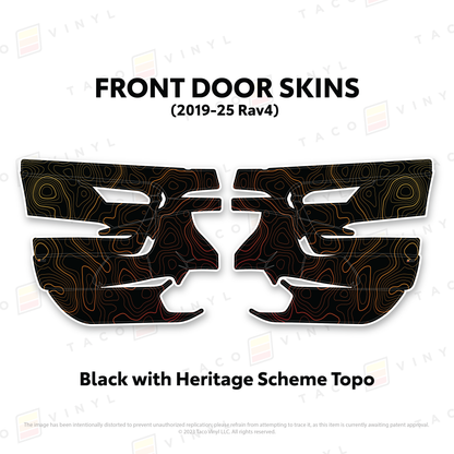 2019-25 Rav4 Door Skins