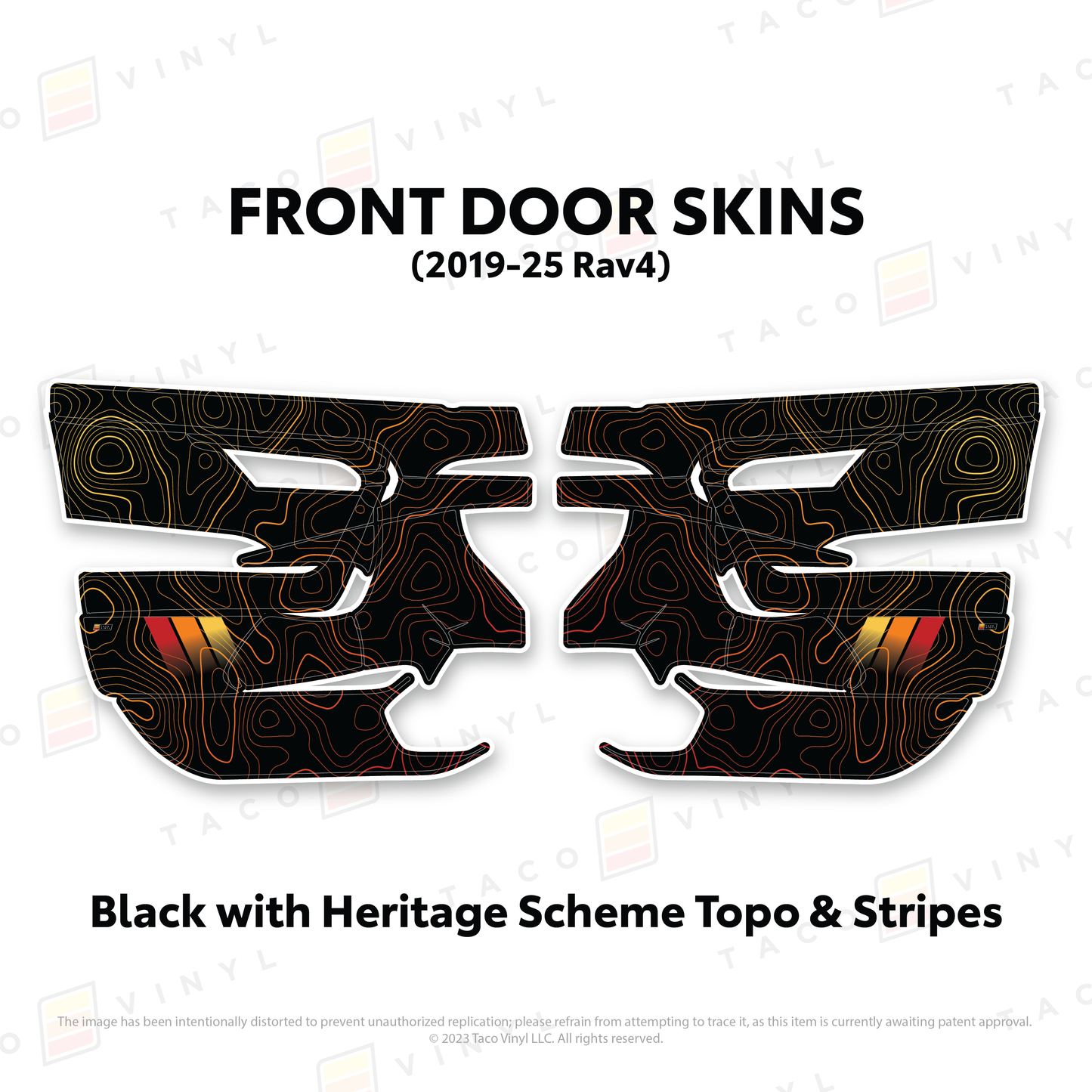 2019-25 Rav4 Door Skins