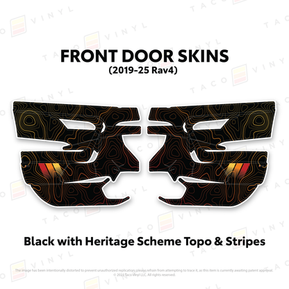 2019-25 Rav4 Door Skins