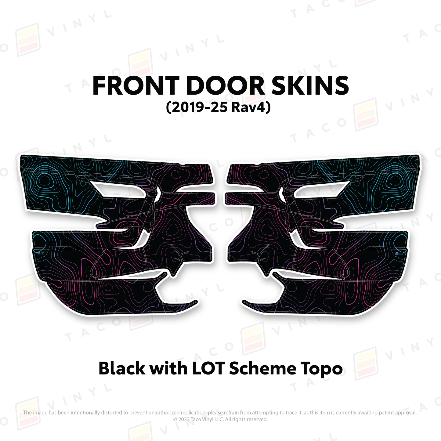 2019-25 Rav4 Door Skins