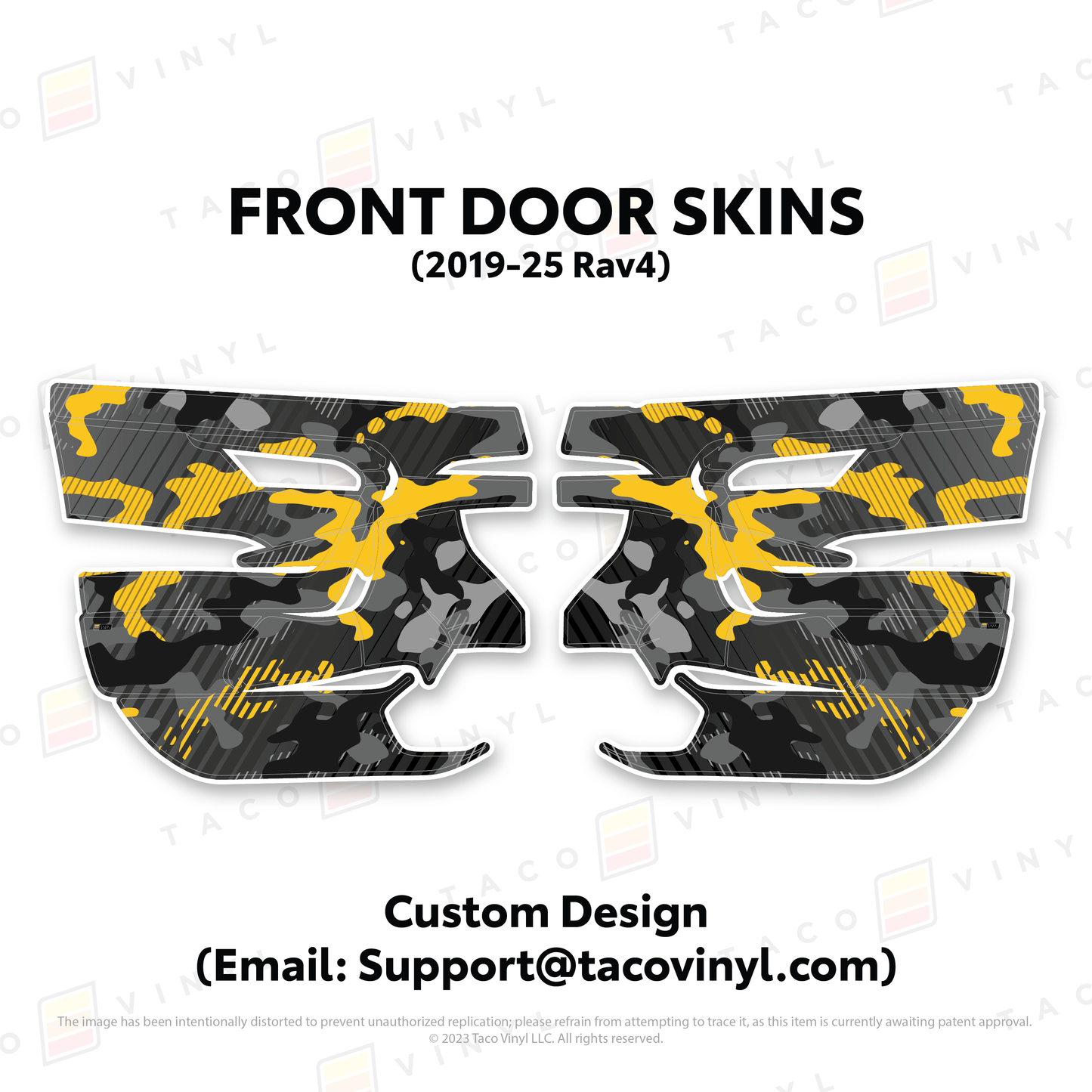2019-25 Rav4 Door Skins