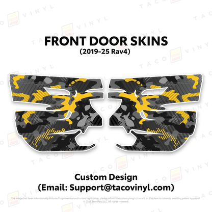 2019-25 Rav4 Door Skins