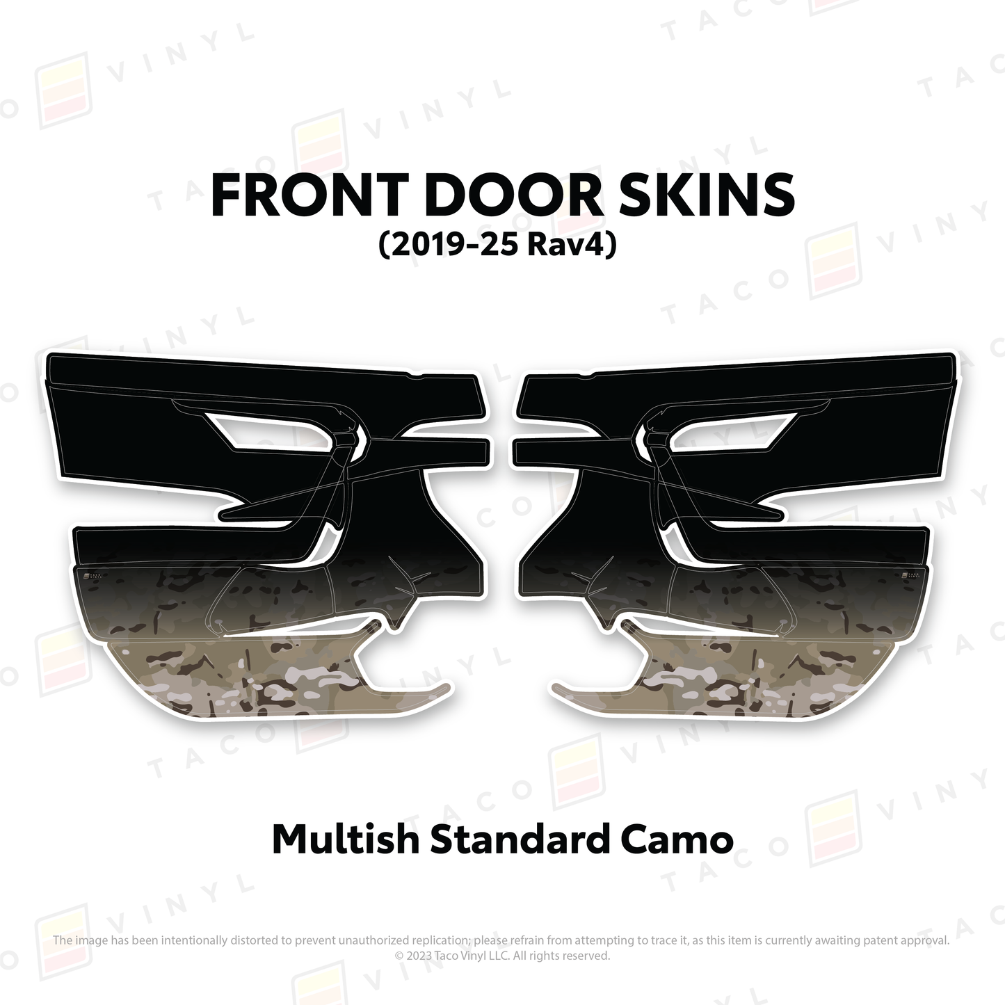 2019-25 Rav4 Door Skins