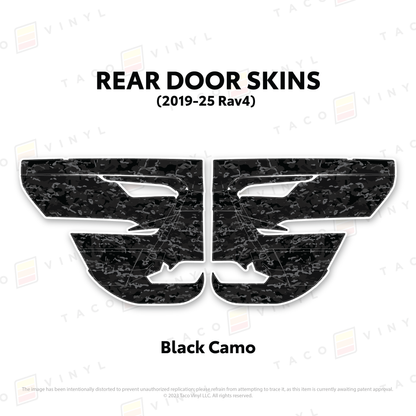 2019-25 Rav4 Door Skins