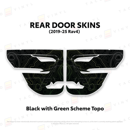2019-25 Rav4 Door Skins