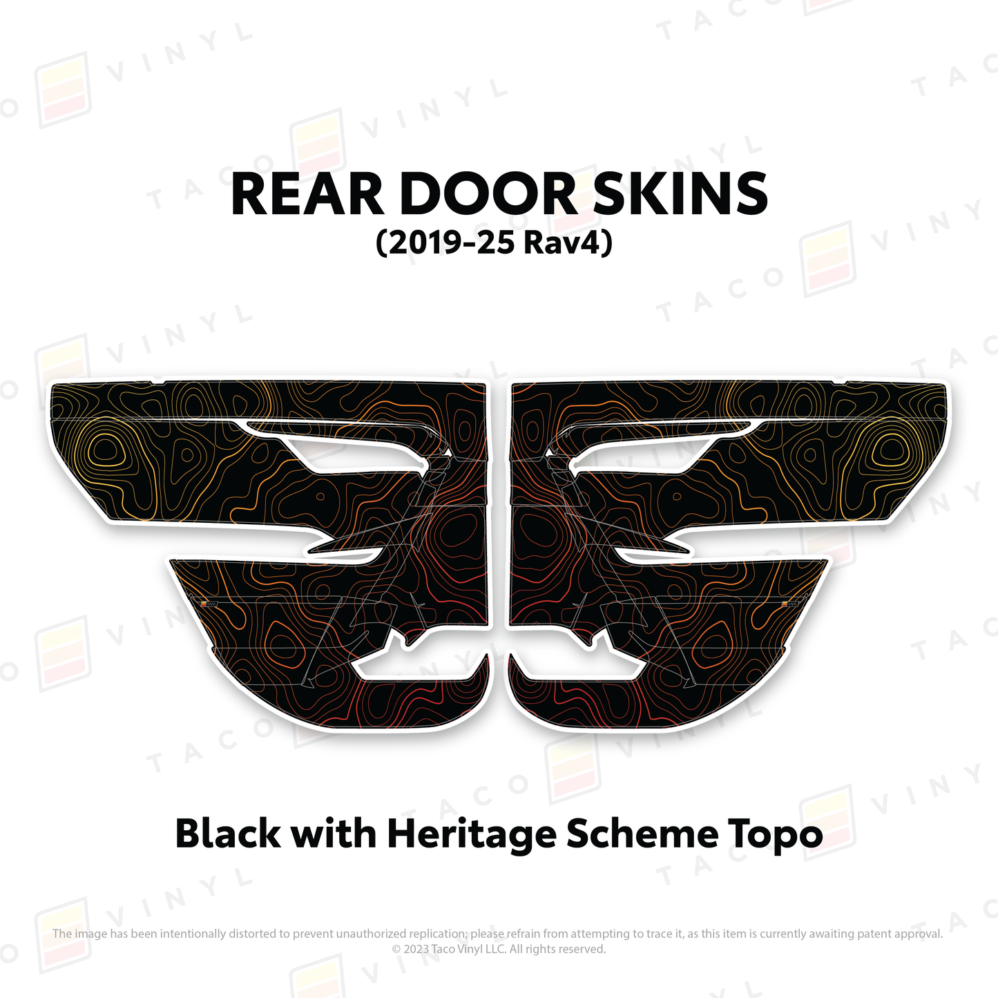 2019-25 Rav4 Door Skins