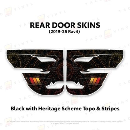2019-25 Rav4 Door Skins