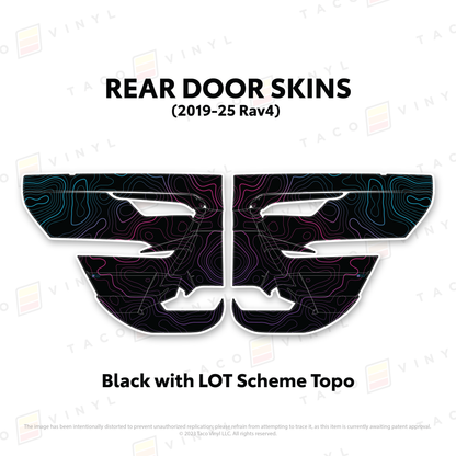 2019-25 Rav4 Door Skins