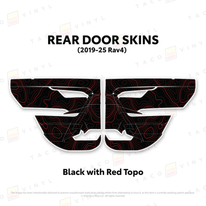 2019-25 Rav4 Door Skins