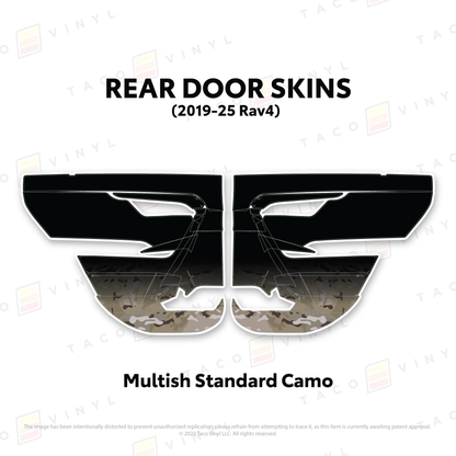 2019-25 Rav4 Door Skins