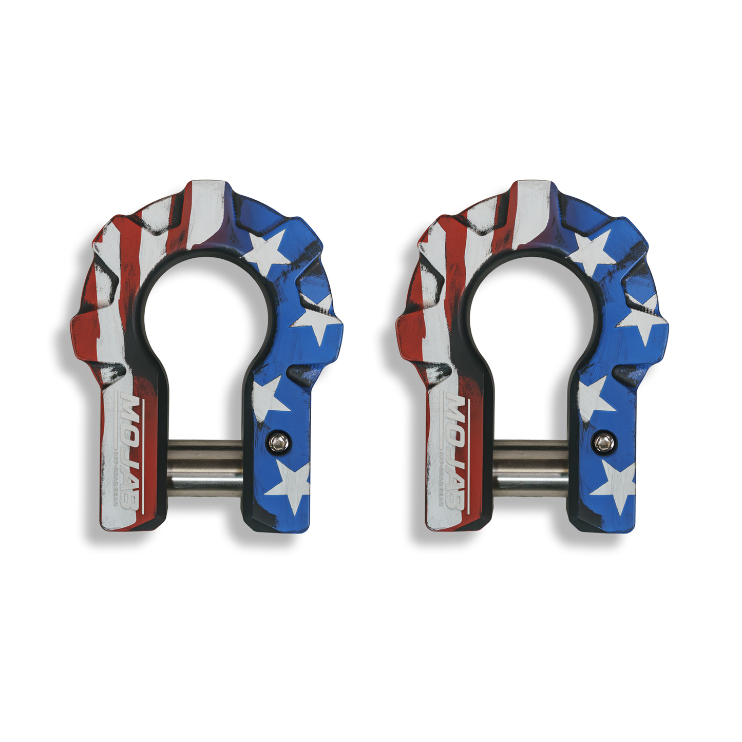 3/4'' Extreme duty Aluminum D-Shackle set (9T)-Ceramic coated (LIFETIME WARRANTY*)-Raw Shackles and Red are scheduled for delivery during the week commencing July 6th