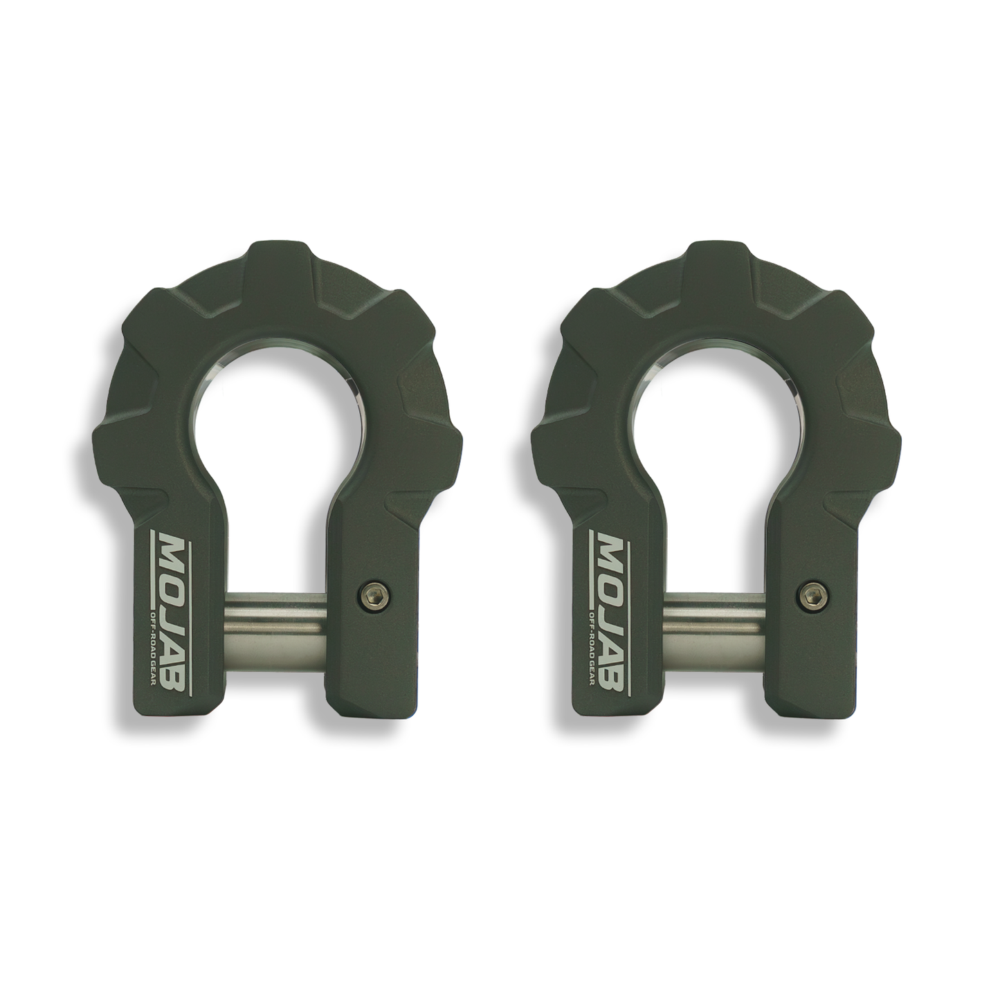 3/4'' Extreme duty Aluminum D-Shackle set (9T)-Ceramic coated (LIFETIME WARRANTY*)-Raw Shackles and Red are scheduled for delivery during the week commencing July 6th