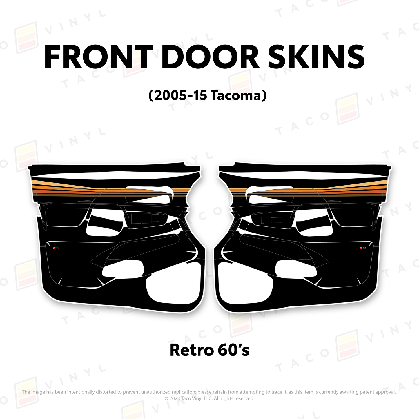 2005-15 Tacoma Door Skins