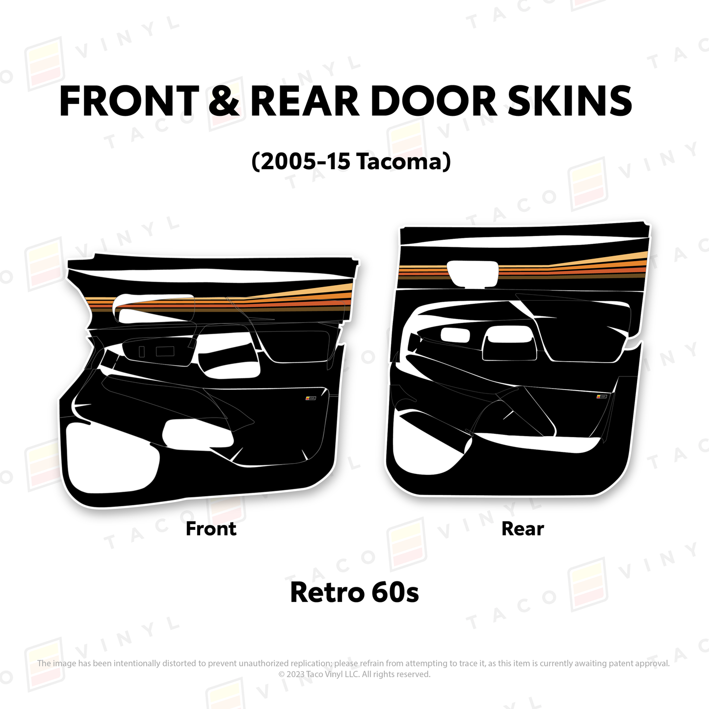 2005-15 Tacoma Door Skins