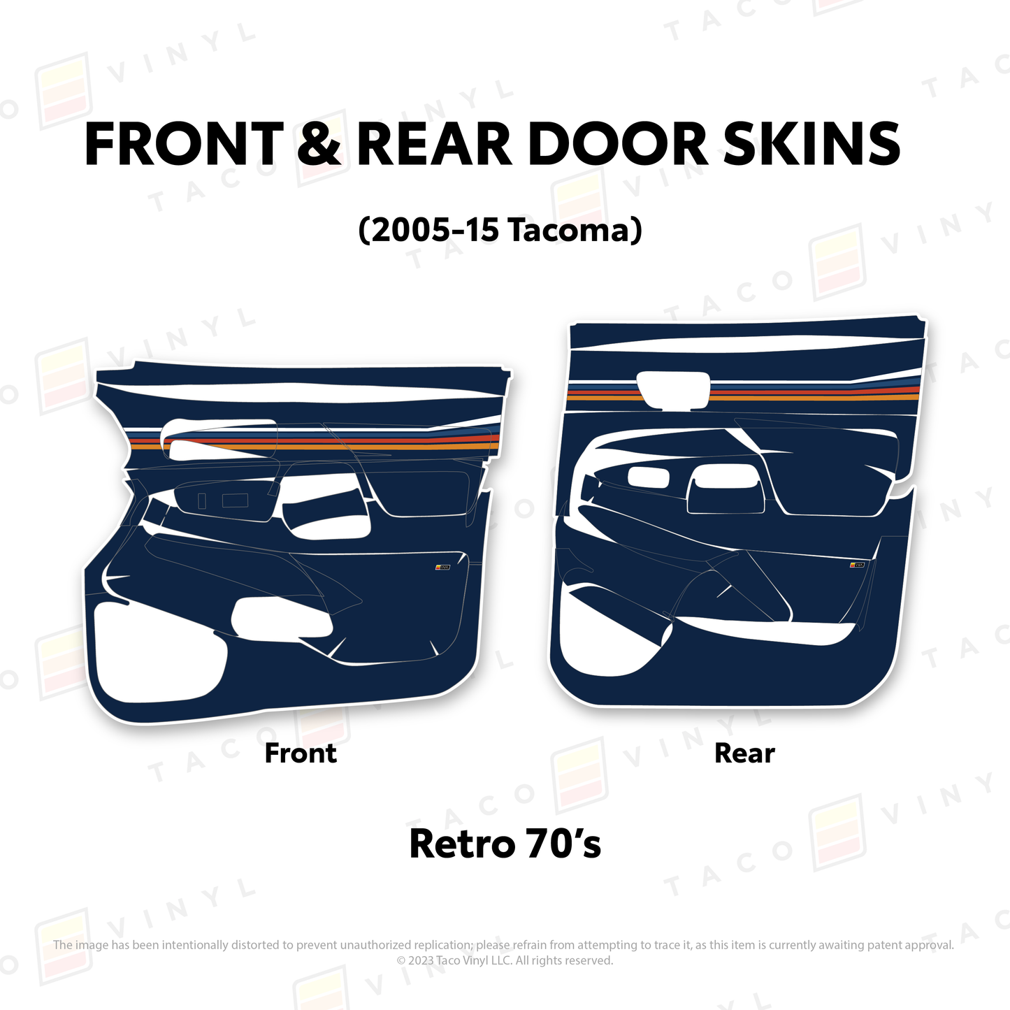 2005-15 Tacoma Door Skins