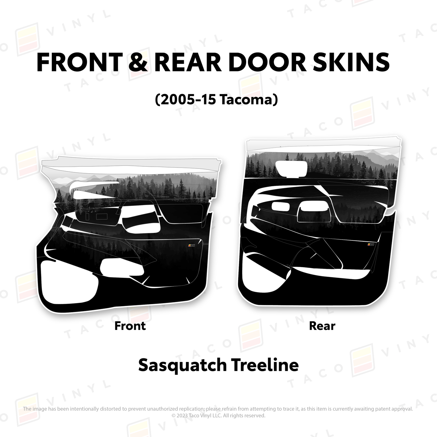 2005-15 Tacoma Door Skins