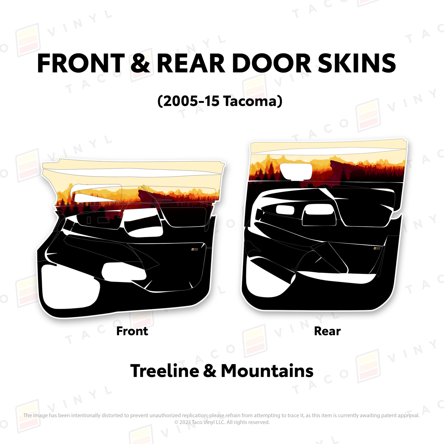 2005-15 Tacoma Door Skins
