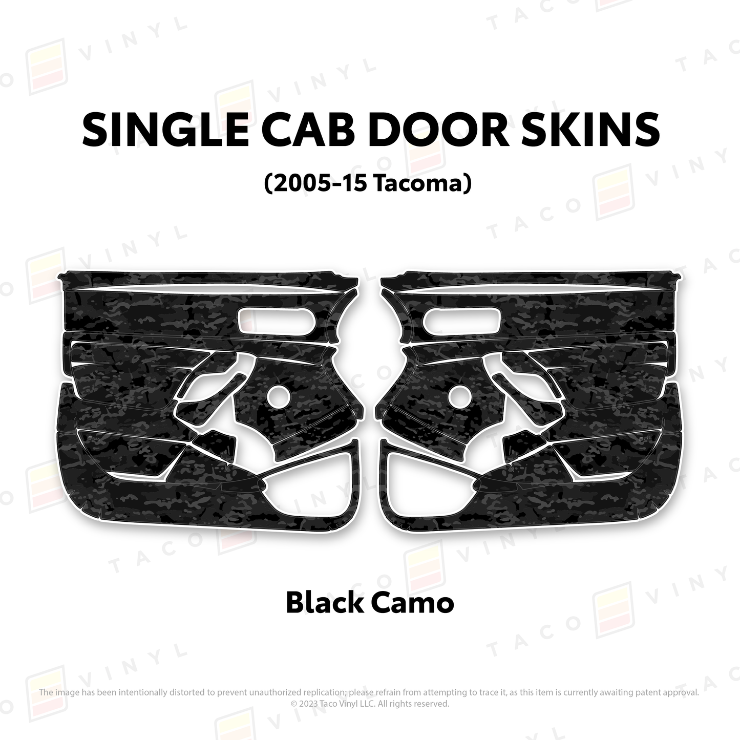 2005-15 Tacoma Single Cab Door Skins