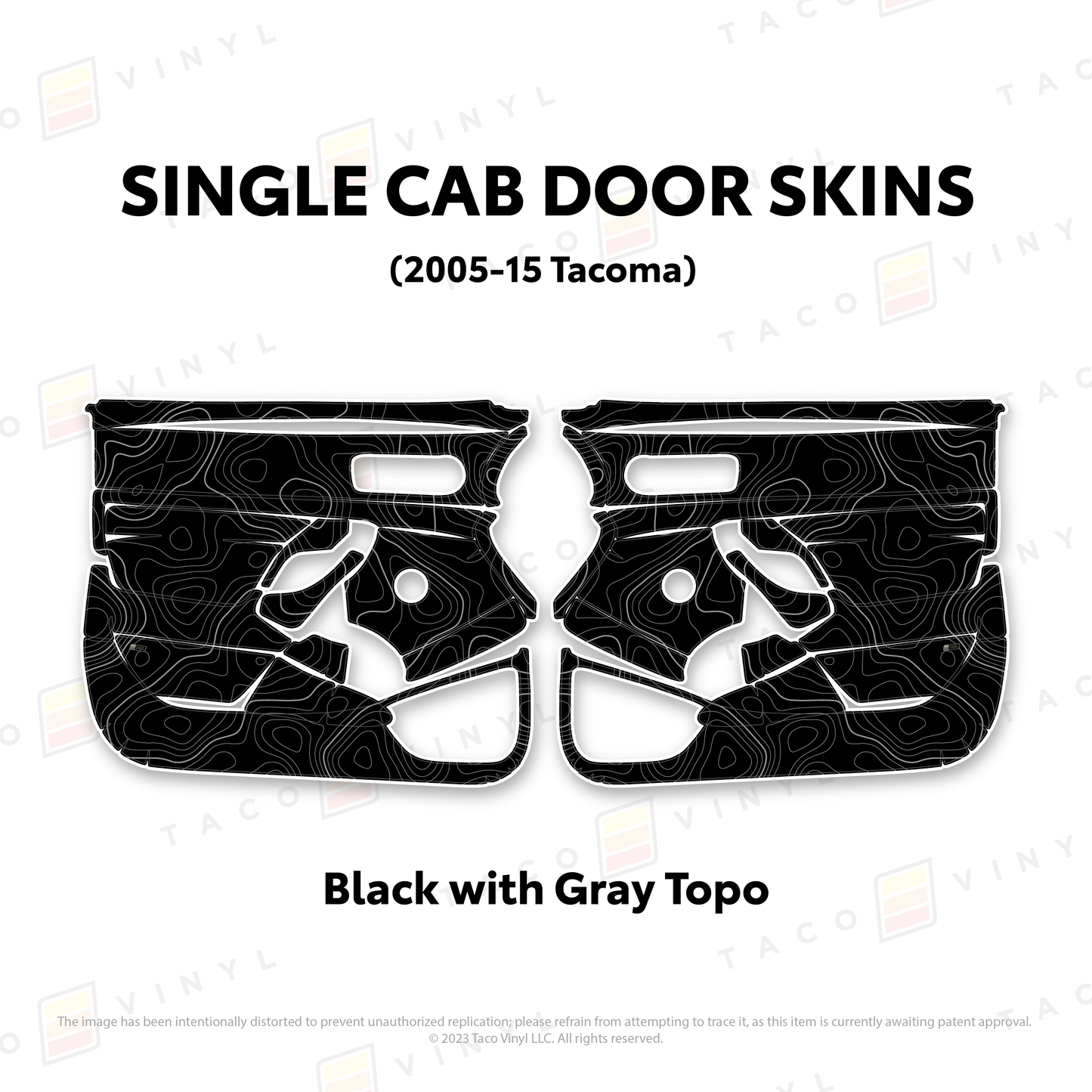 2005-15 Tacoma Single Cab Door Skins