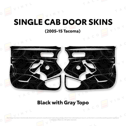 2005-15 Tacoma Single Cab Door Skins