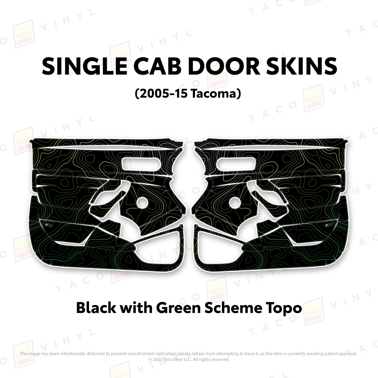 2005-15 Tacoma Single Cab Door Skins