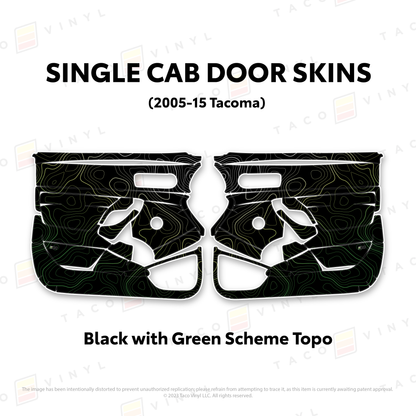 2005-15 Tacoma Single Cab Door Skins