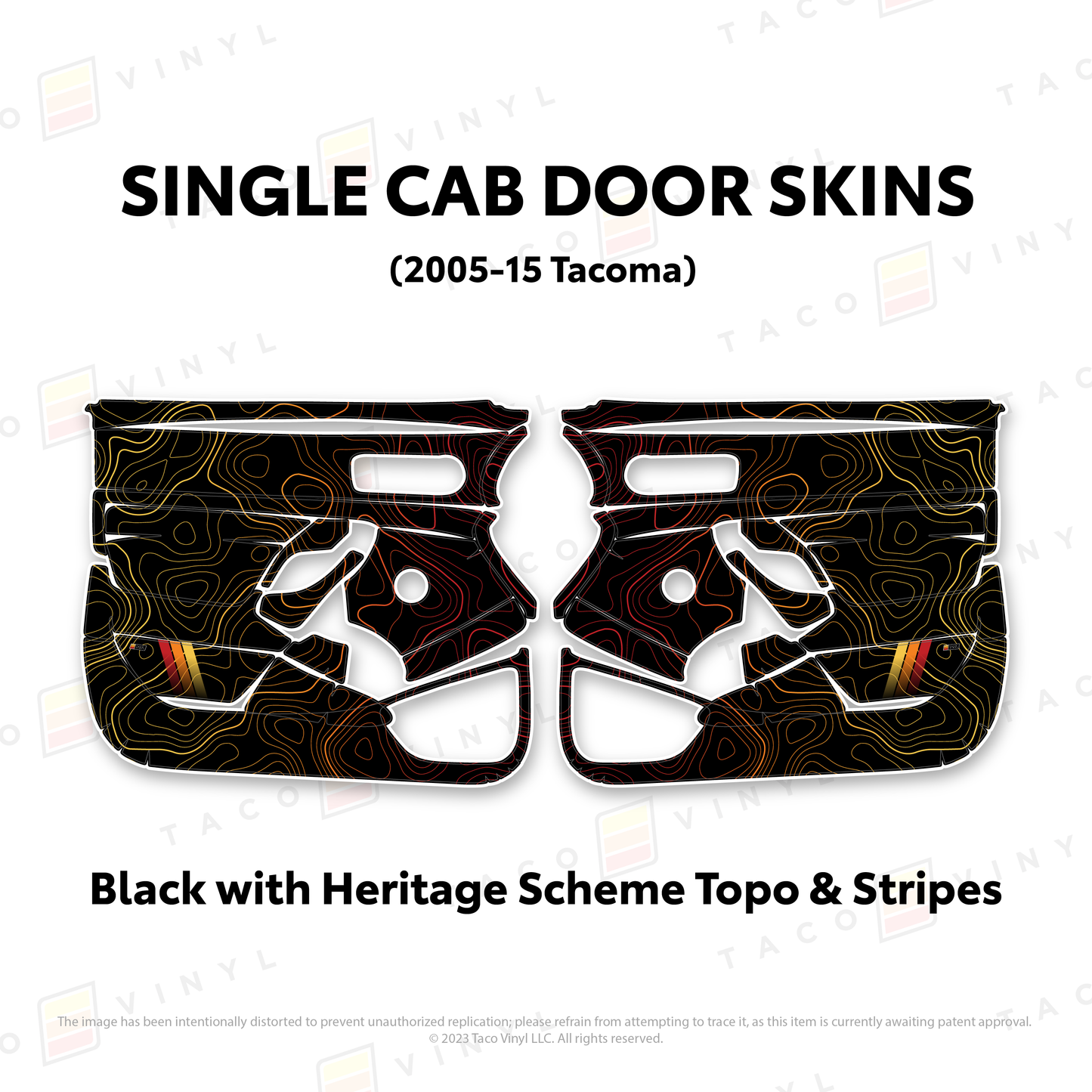 2005-15 Tacoma Single Cab Door Skins