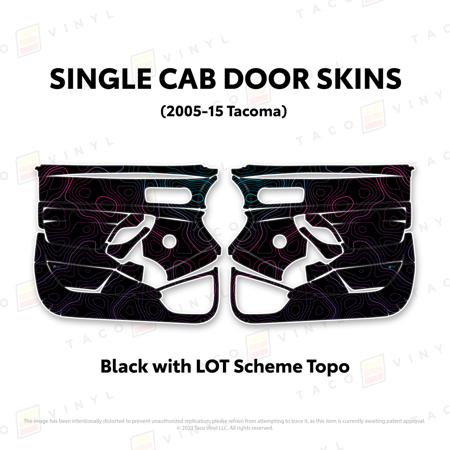 2005-15 Tacoma Single Cab Door Skins