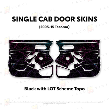 2005-15 Tacoma Single Cab Door Skins