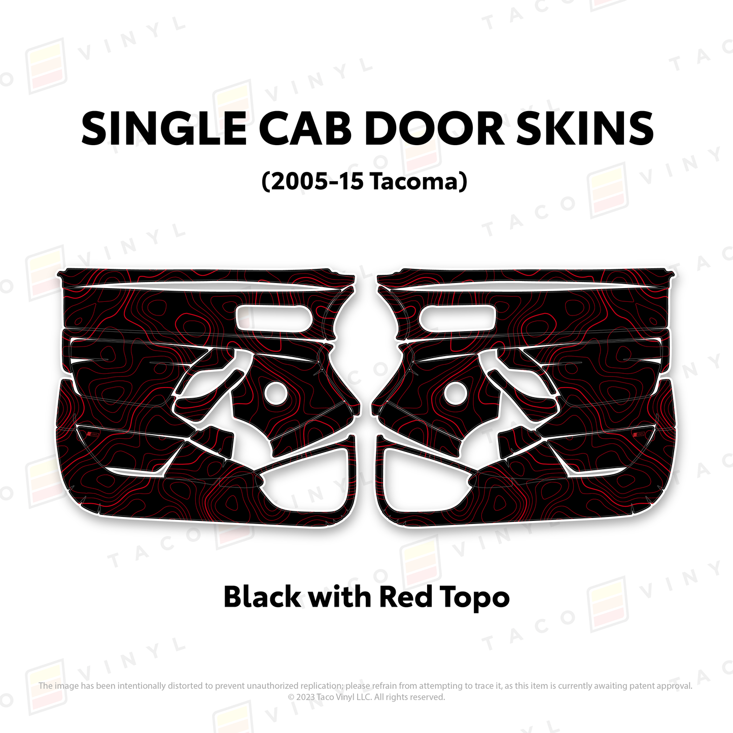 2005-15 Tacoma Single Cab Door Skins