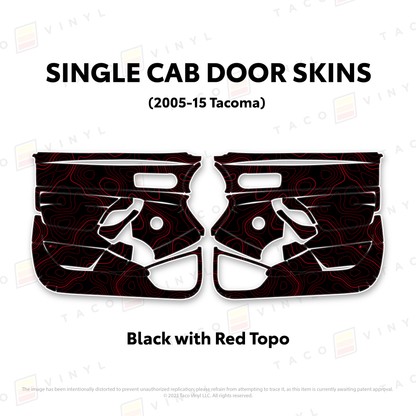 2005-15 Tacoma Single Cab Door Skins