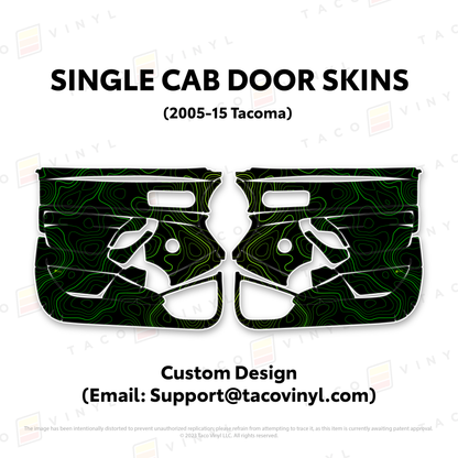 2005-15 Tacoma Single Cab Door Skins