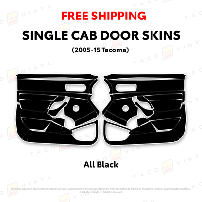 2005-15 Tacoma Single Cab Door Skins