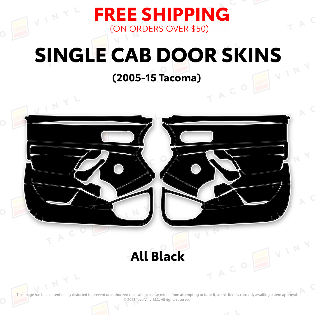 2005-15 Tacoma Single Cab Door Skins