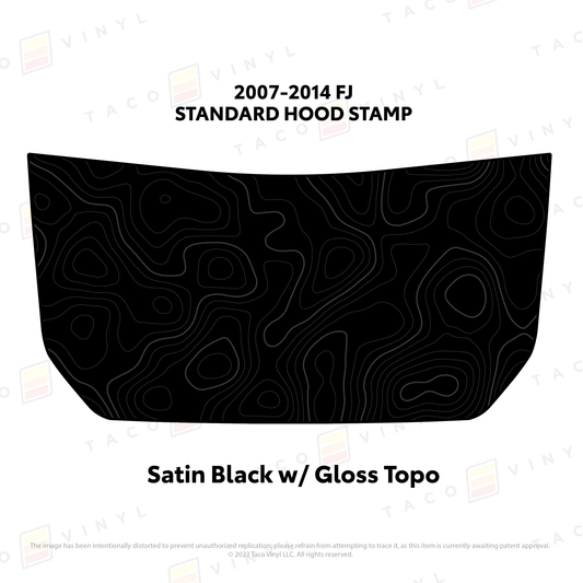 2007-14 FJ Cruiser Hood Stamp