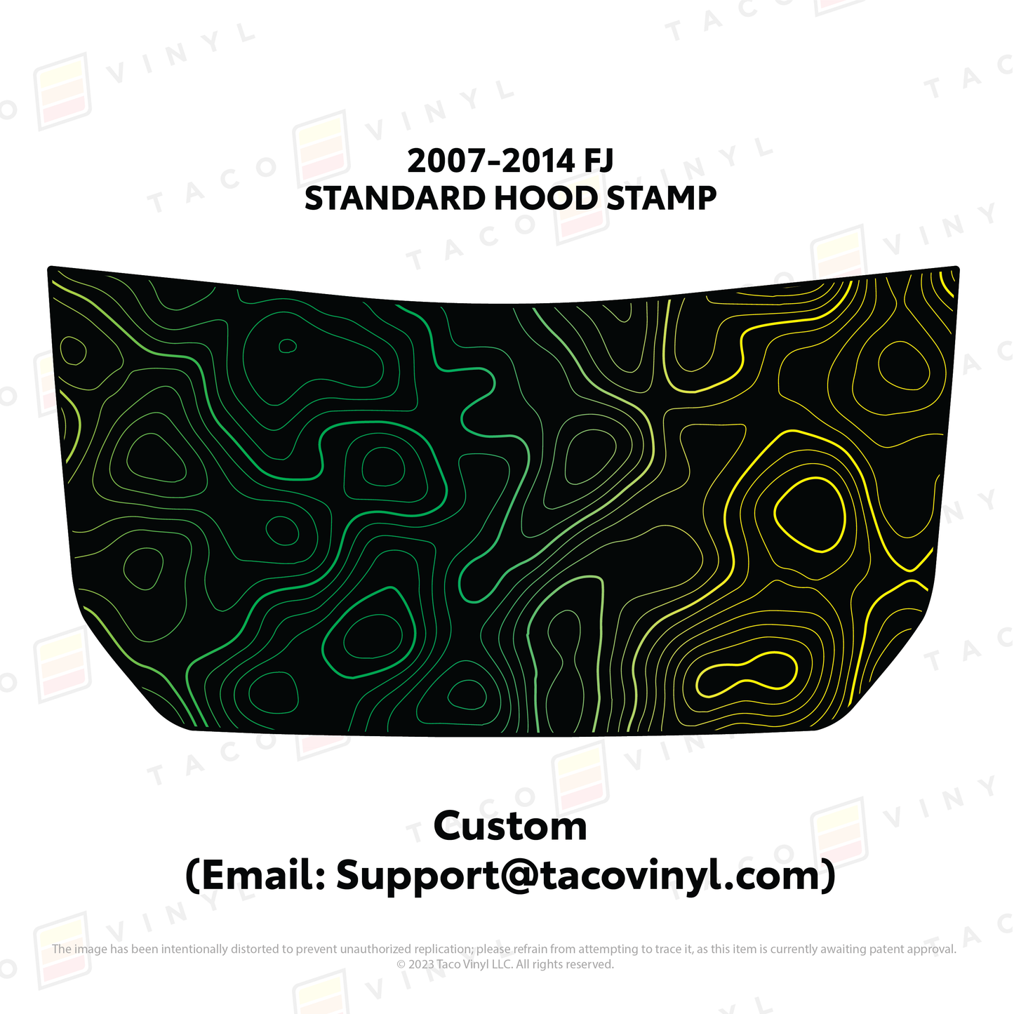 2007-14 FJ Cruiser Hood Stamp