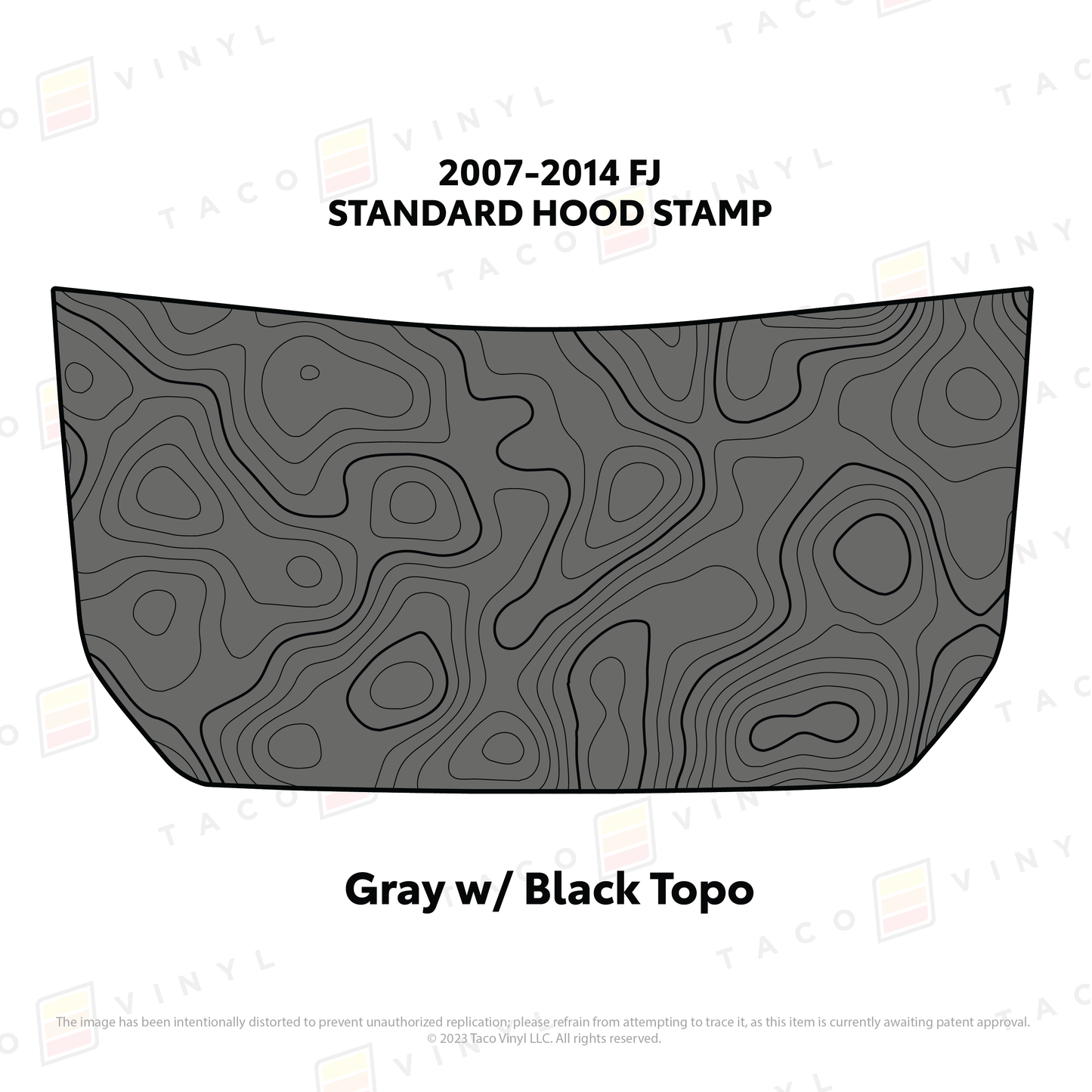 2007-14 FJ Cruiser Hood Stamp