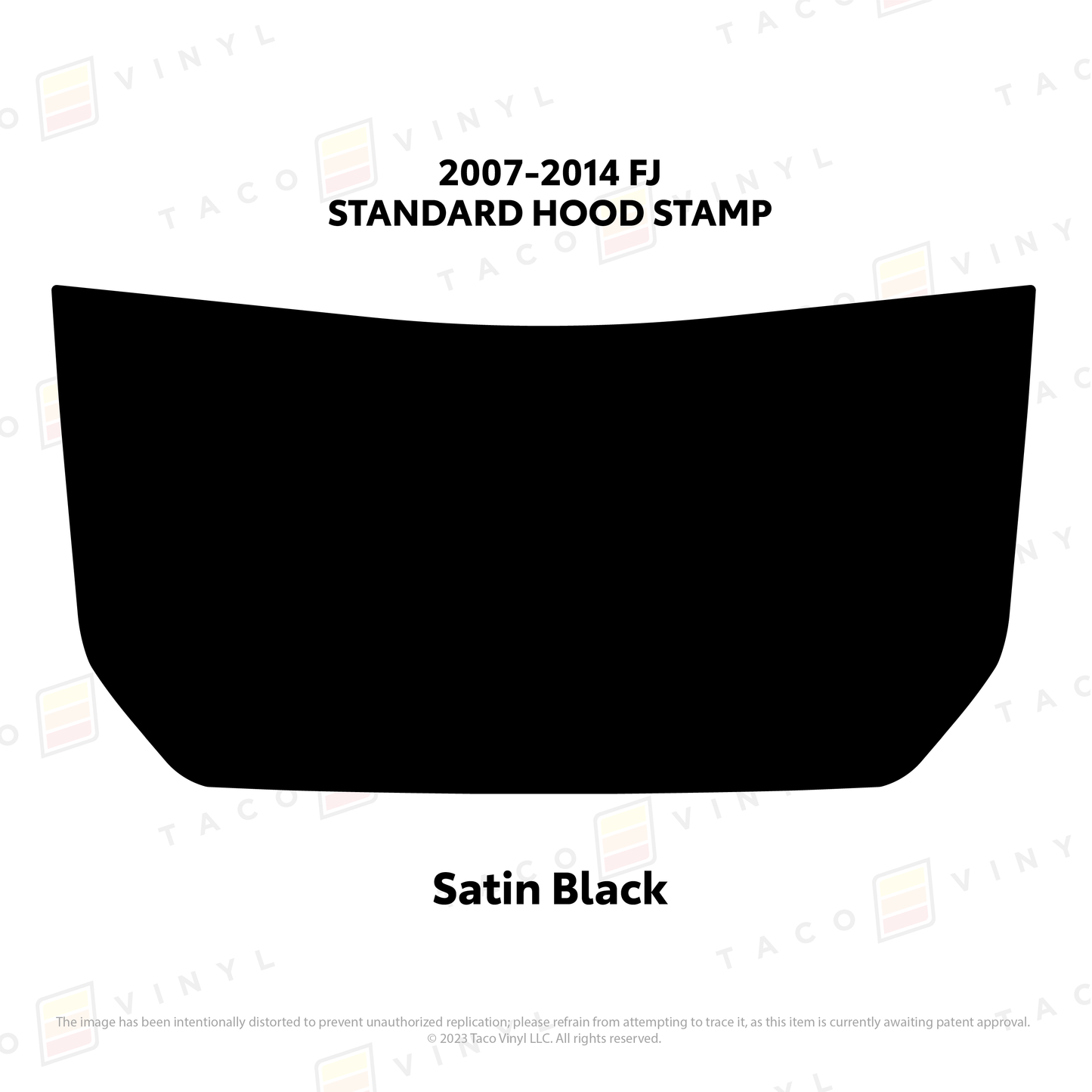 2007-14 FJ Cruiser Hood Stamp
