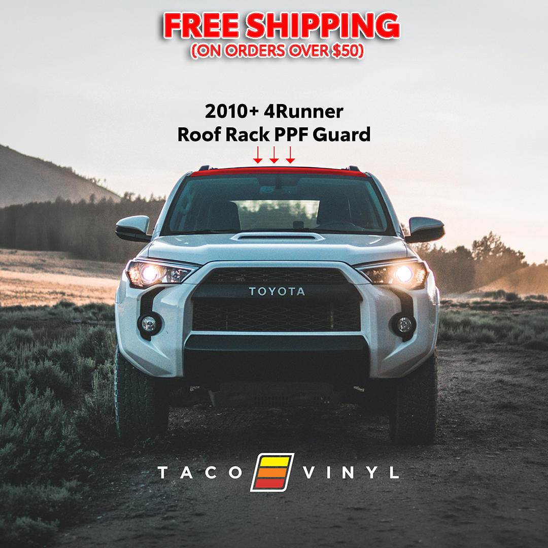 2010-2024 4Runner PPF Roof Rack Guard