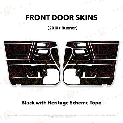 2010-24 4Runner Door Skins