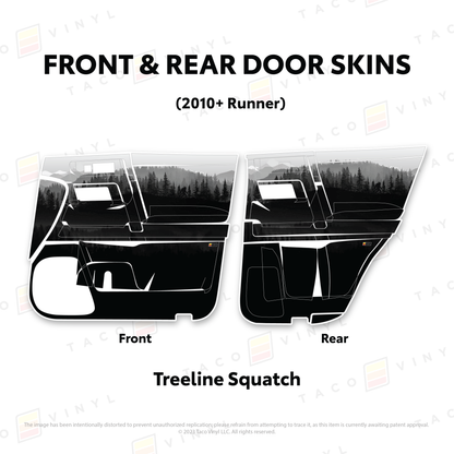 2010-24 4Runner Door Skins