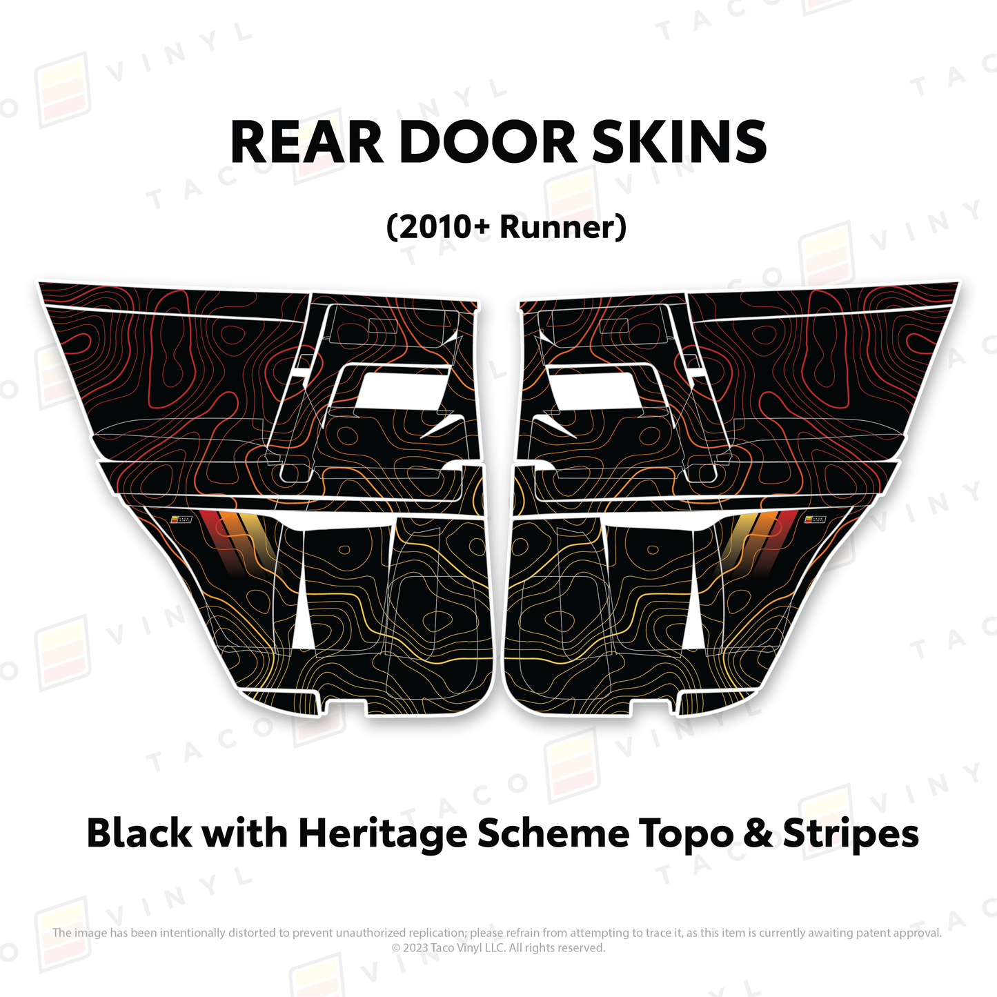2010-24 4Runner Door Skins