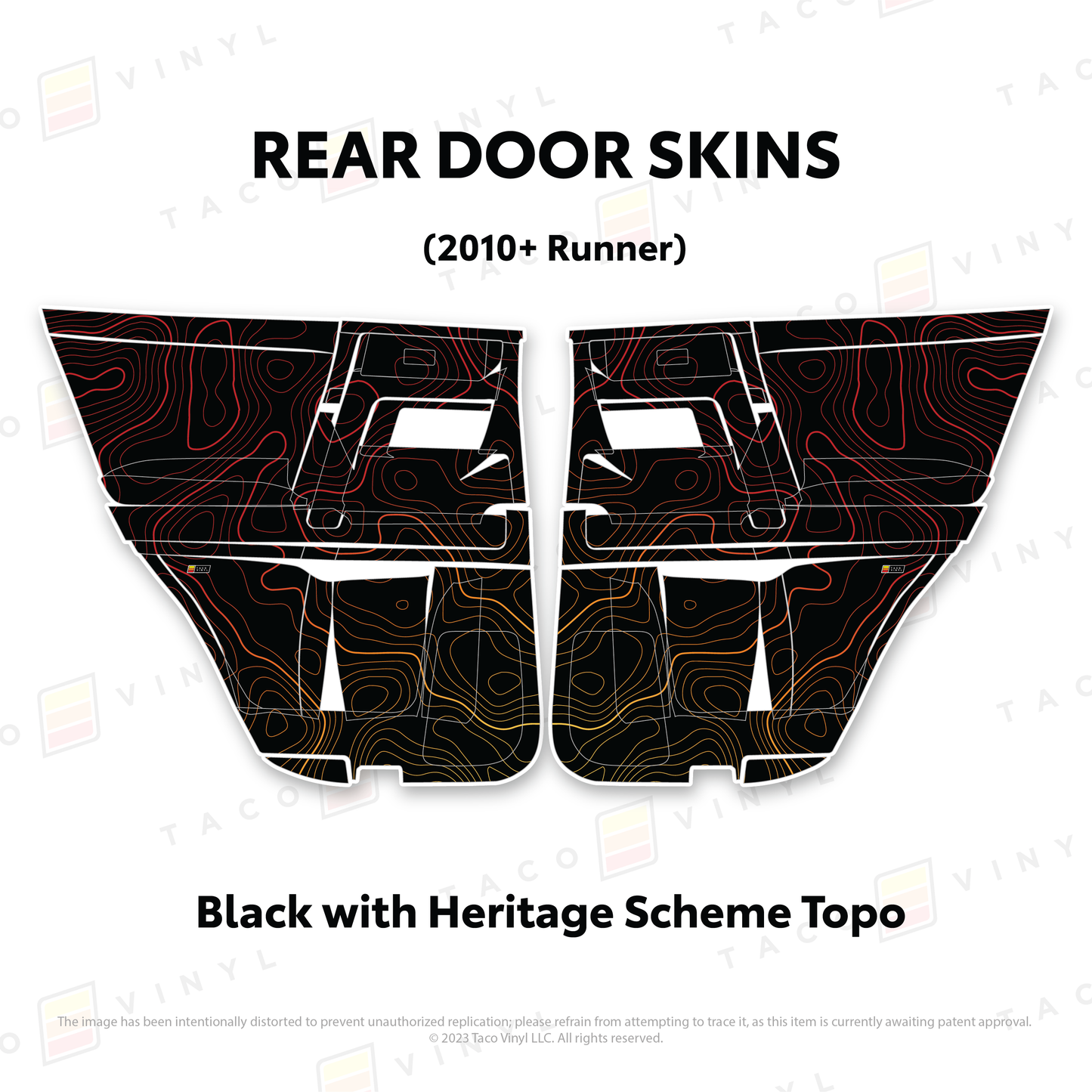 2010-24 4Runner Door Skins