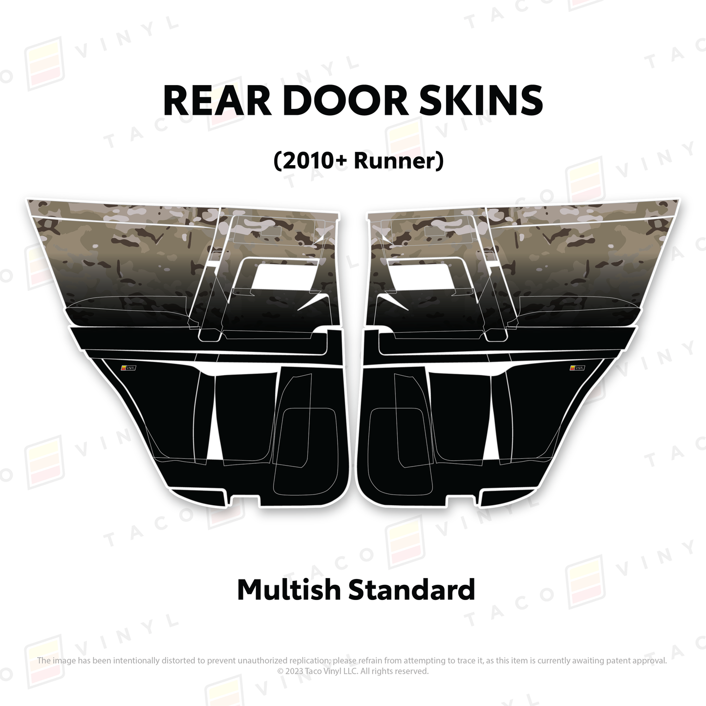 2010-24 4Runner Door Skins