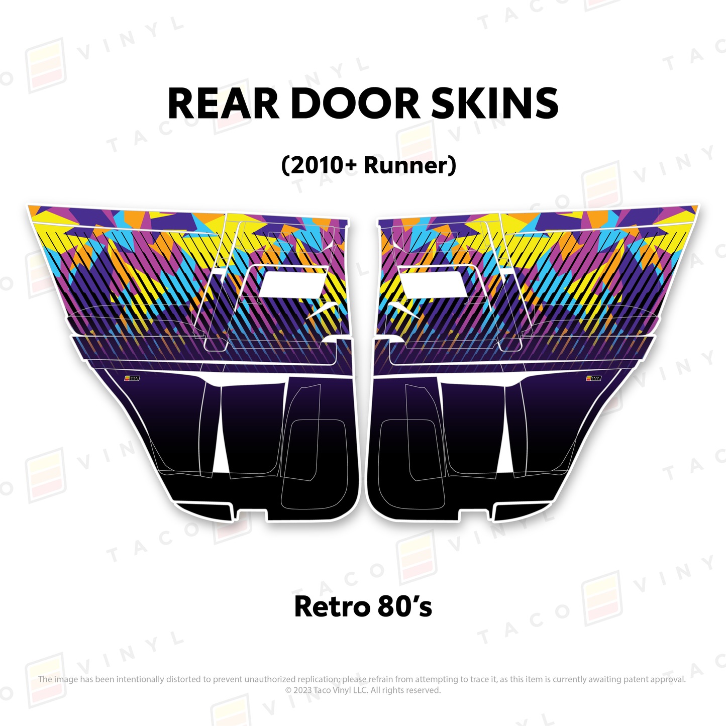 2010-24 4Runner Door Skins