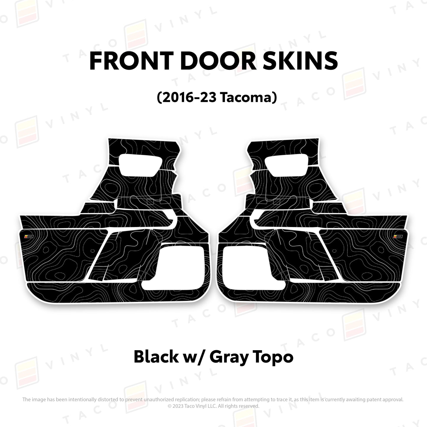 2016-23 Tacoma Door Skins