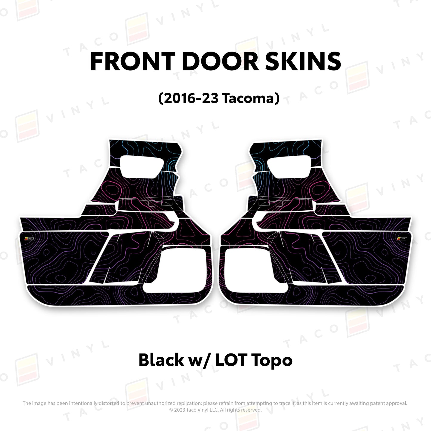 2016-23 Tacoma Door Skins