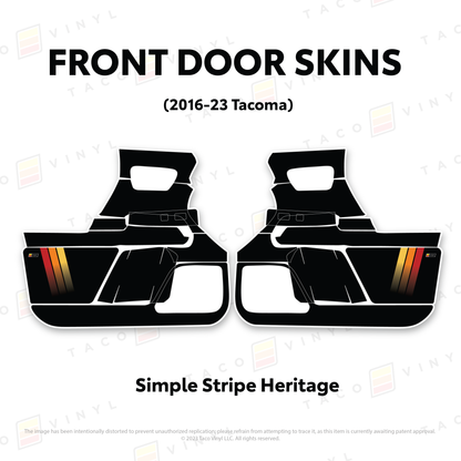 2016-23 Tacoma Door Skins
